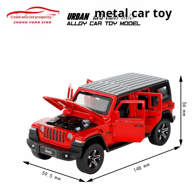 1/32 Jeep Wrangler Rubicon Off - đánh giá và giá Kids Toys Jeep