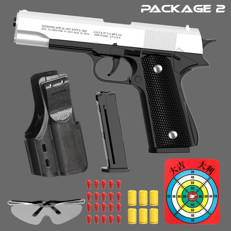 M1911 Colt Toy Gunman Gun, Sof - đánh giá và giá Catapult Launcher Toy