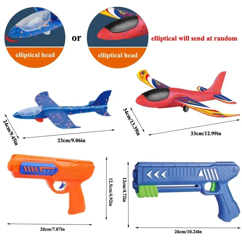 Kids 24/34cm Foam Plane Toy Gu - đánh giá và giá Catapult Launcher Toy