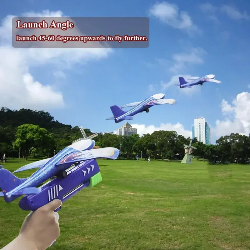 Kids 24/34cm Foam Plane Toy Gu - đánh giá và giá Catapult Launcher Toy