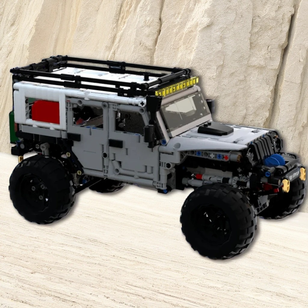 1260pcs MOC LXF Jeeped Wrangle - đánh giá và giá Kids Toys Jeep
