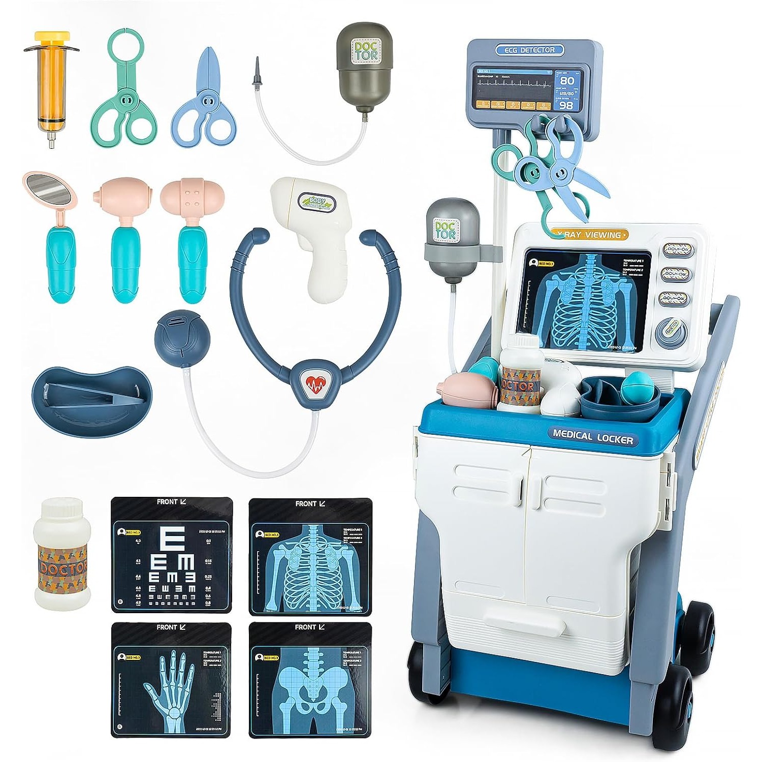 Doctor Kit Toy Pretend Play Do - đánh giá và giá Kids Xray Toys