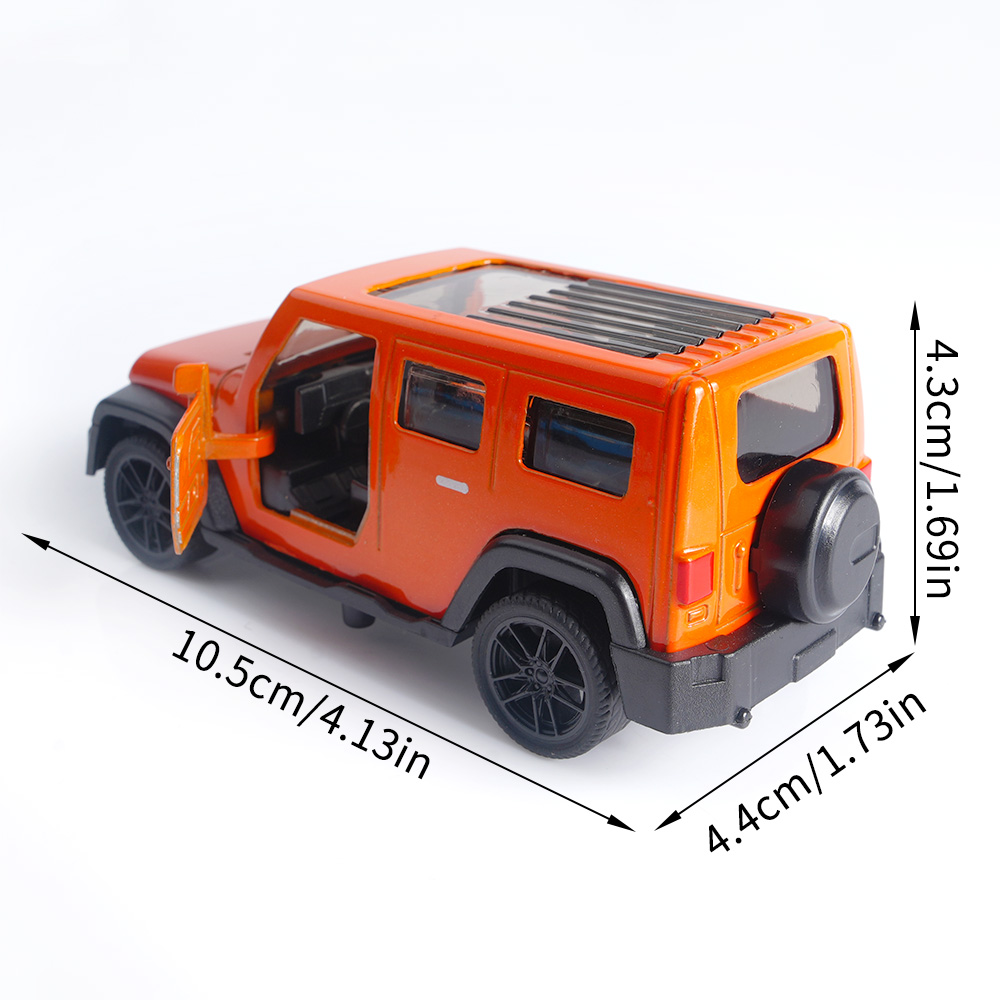 1:43 Orange Jeep Wrangler Die- - đánh giá và giá Kids Toys Jeep