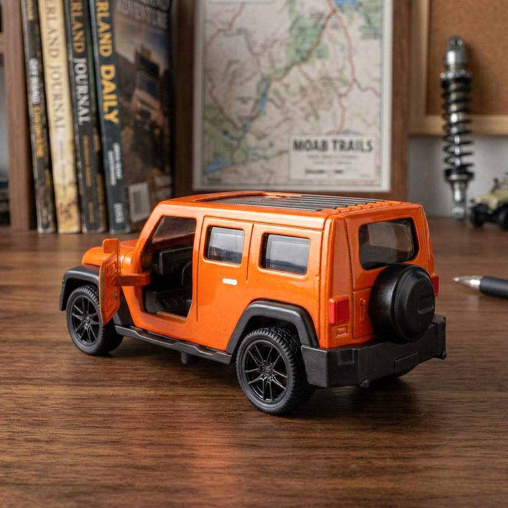 1:43 Orange Jeep Wrangler Die- - đánh giá và giá Kids Toys Jeep