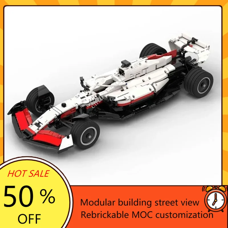 2539PCS MOC Speed Haas F1 Team - đánh giá và giá Kids Toys Xmas