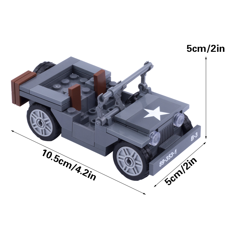 Mộc WW2 Quân Sự Hoa Kỳ Nhân Vậ - đánh giá và giá Kids Toys Jeep