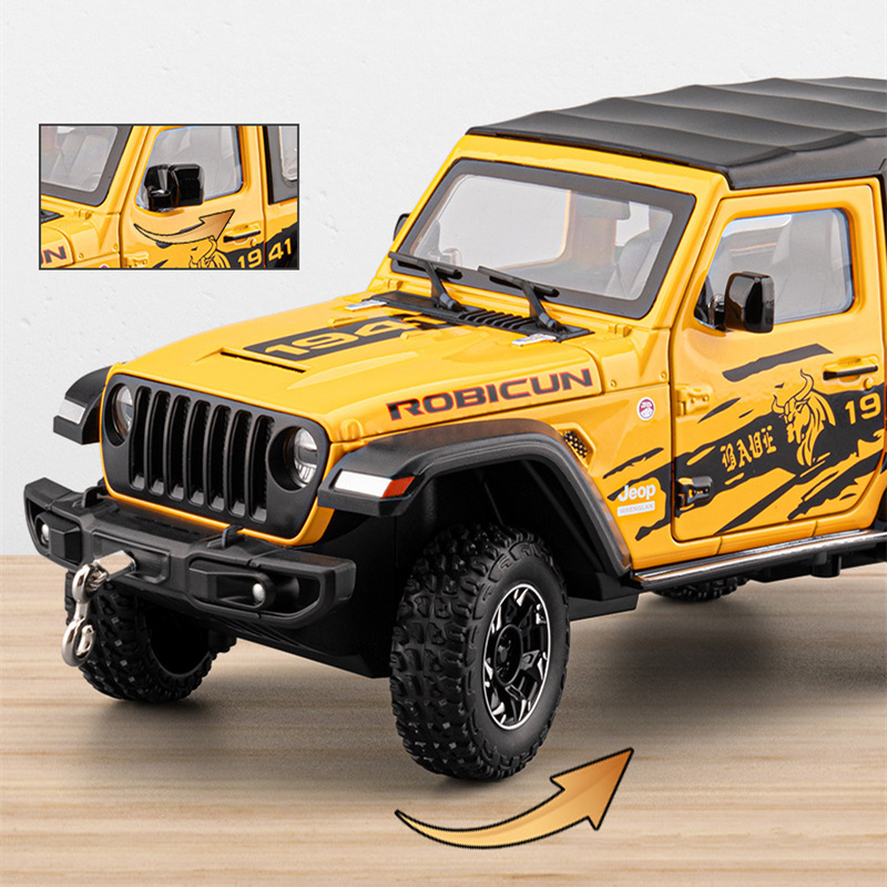 1:24 Jeeps Wrangler Rubicon Al - đánh giá và giá Kids Toys Jeep
