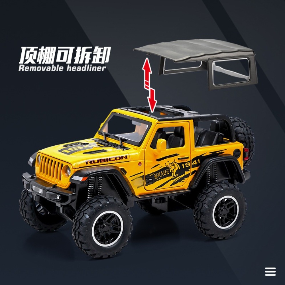 1:24 Jeep Big Wheel Off-road D - đánh giá và giá Kids Toys Jeep