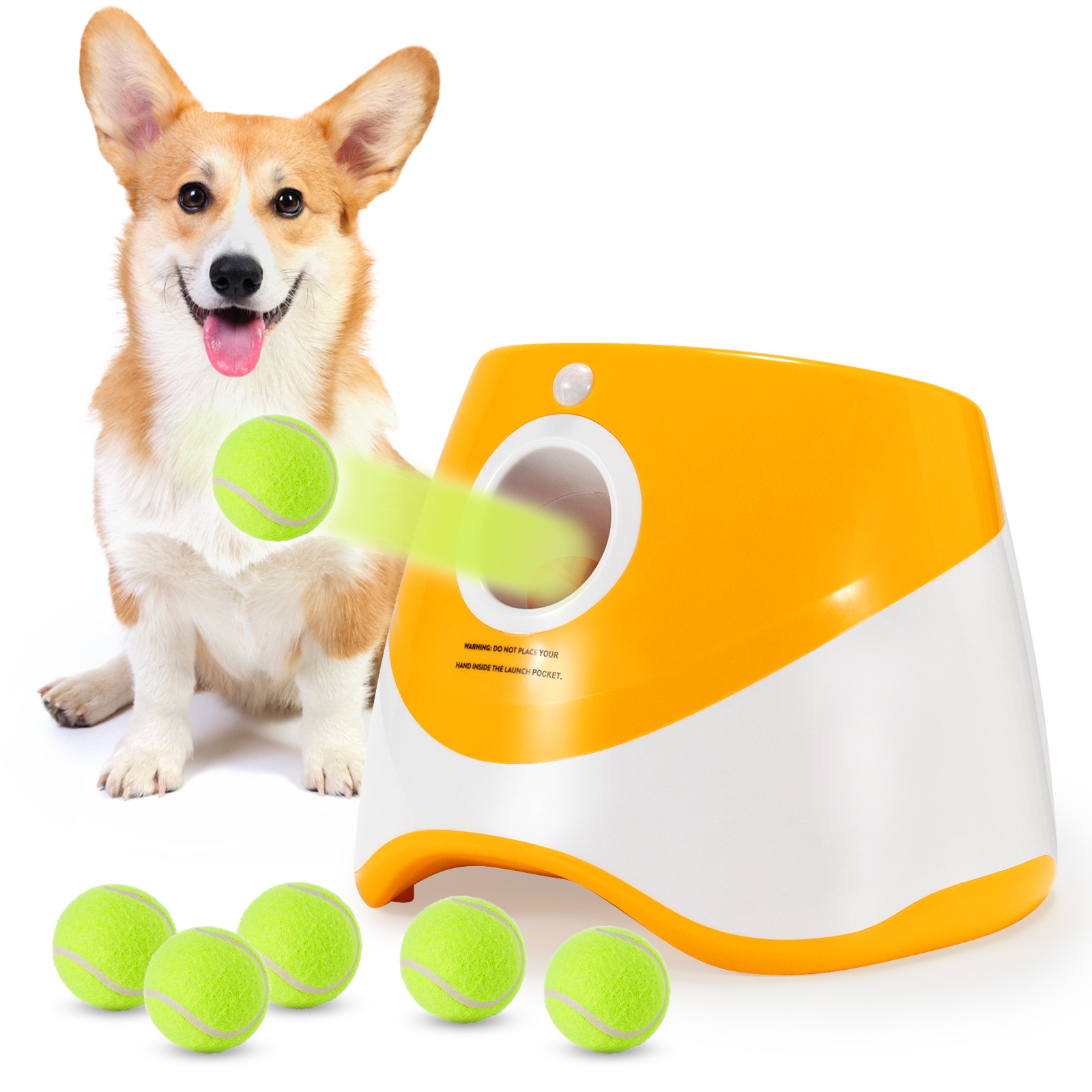 Rechargable Automatic Ball Lau - đánh giá và giá Catapult Launcher Toy