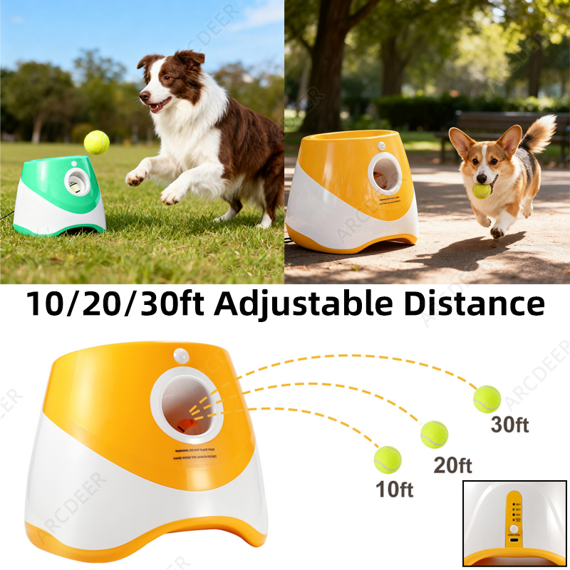 Rechargable Automatic Ball Lau - đánh giá và giá Catapult Launcher Toy