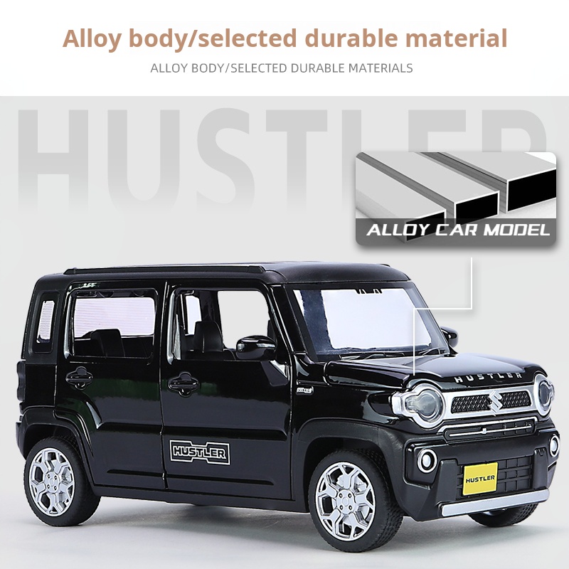 1:22 HUSTLER Alloy Simulation  - đánh giá và giá Kids Toys Jeep