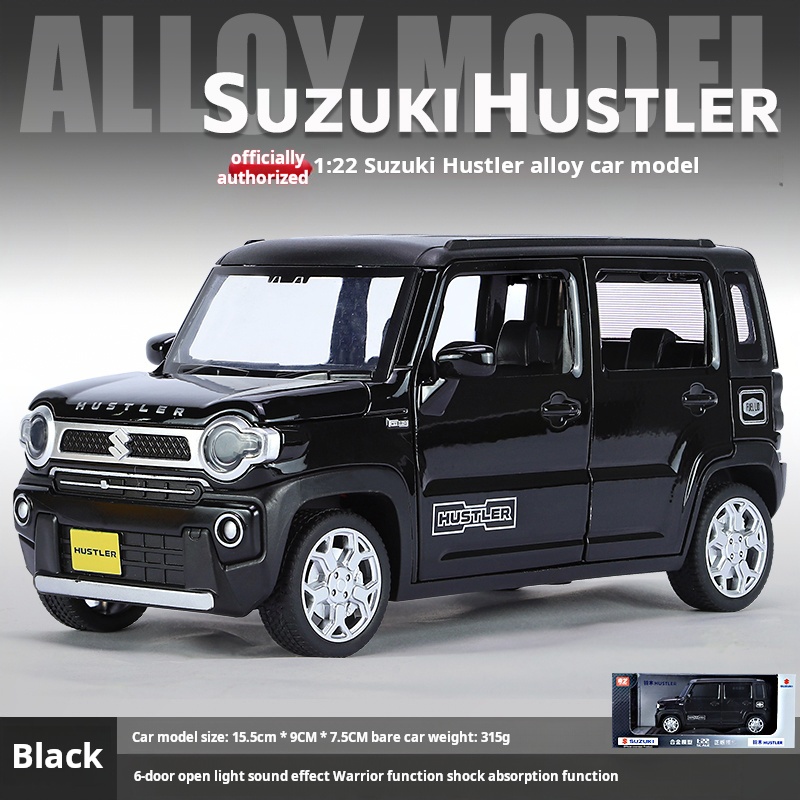 1:22 HUSTLER Alloy Simulation  - đánh giá và giá Kids Toys Jeep
