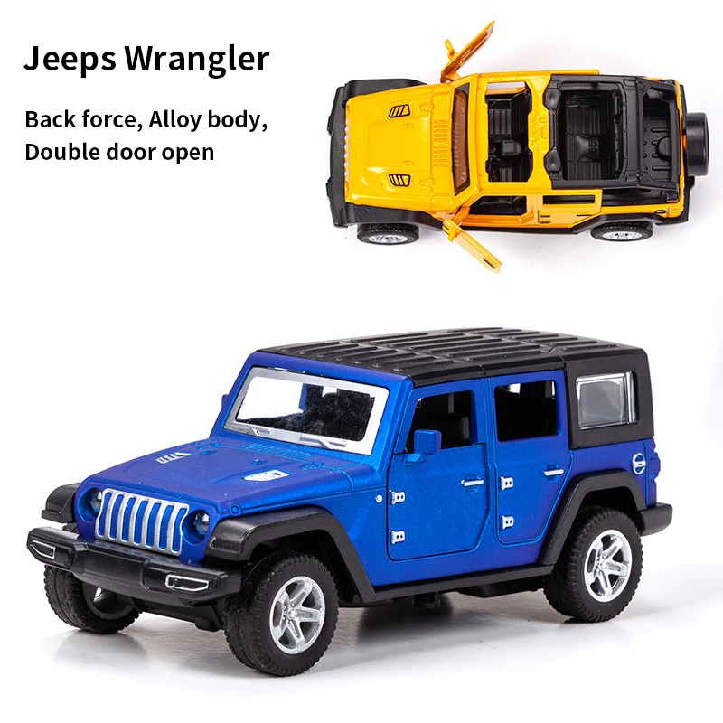1:36 Alloy JEEPS Wrangler Car  - đánh giá và giá Kids Toys Jeep
