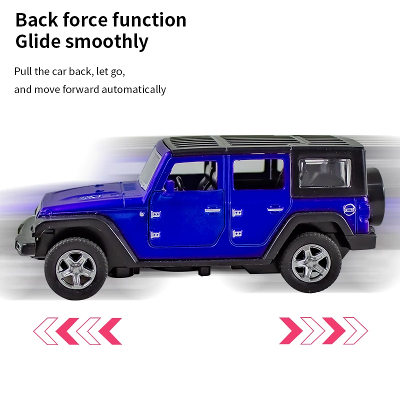 1:36 Alloy JEEPS Wrangler Car  - đánh giá và giá Kids Toys Jeep