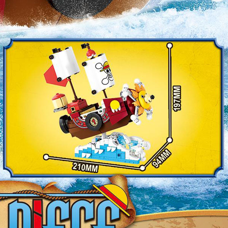 In Stock One Piece Pirate Ship - đánh giá và giá Kids Toys Xmas