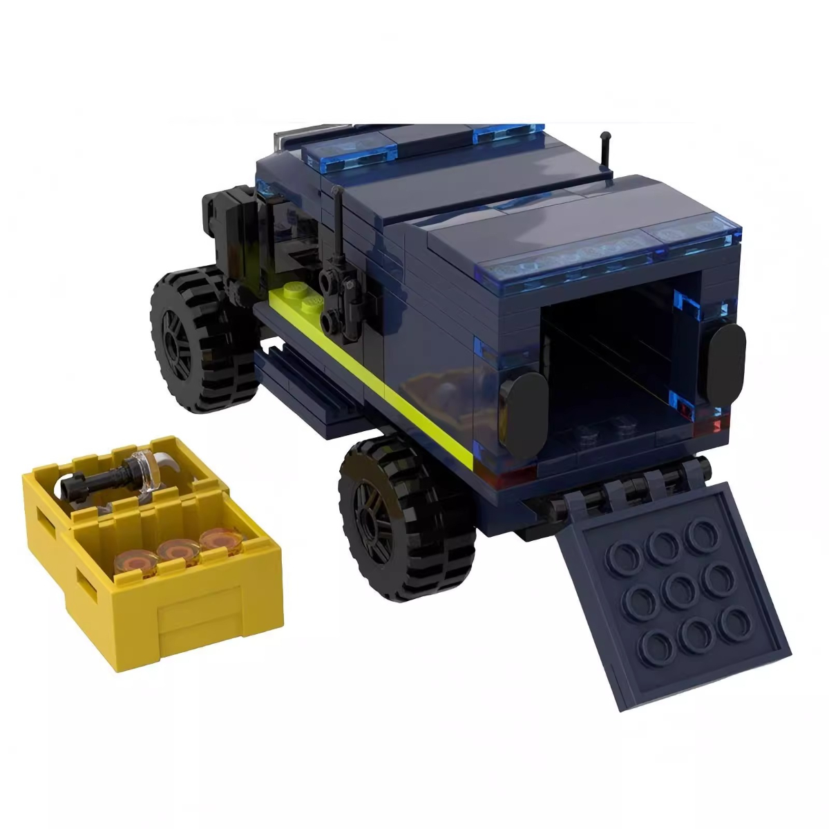 MOC Police Multi-Purpose SUV V - đánh giá và giá Kids Toys Jeep